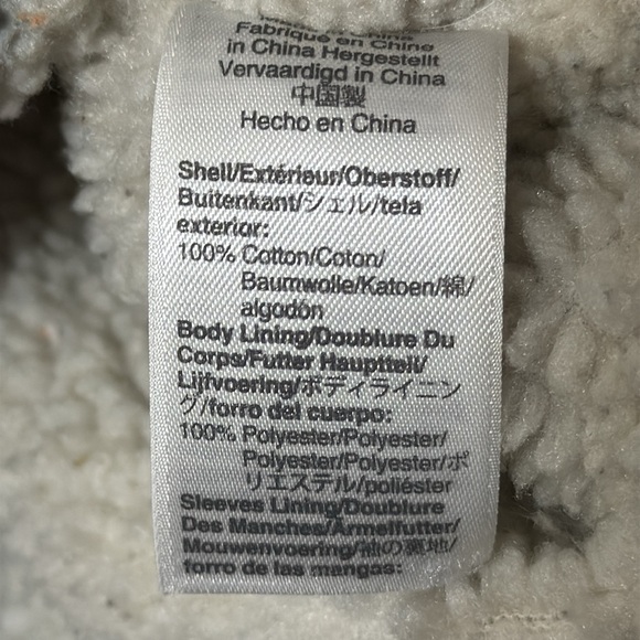 J. Crew Jean Sherpa Lined Jacket XS - Picture 7 of 7